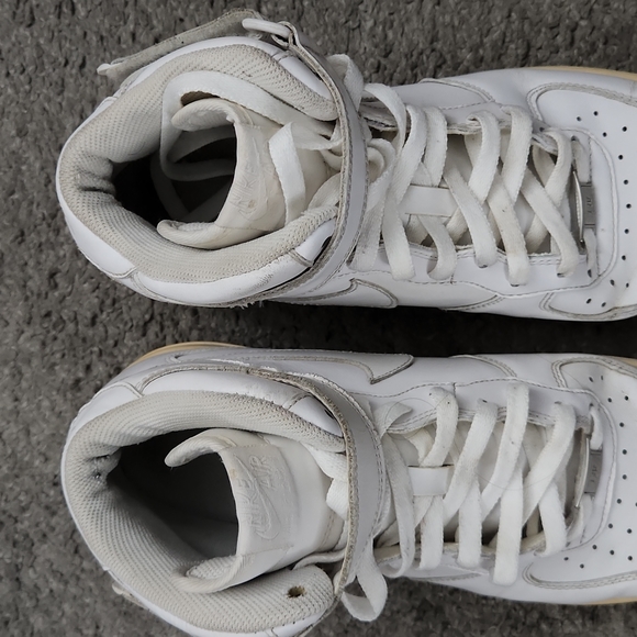 NIKE MEN'S AIR FORCE 1 MID WHITE '07 - Picture 4 of 11